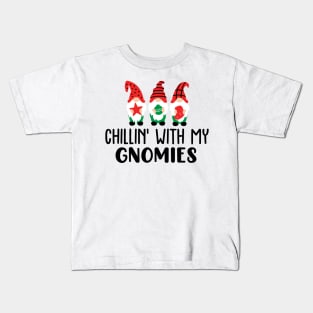 Cheeky Christmas Gnomes V Kids T-Shirt